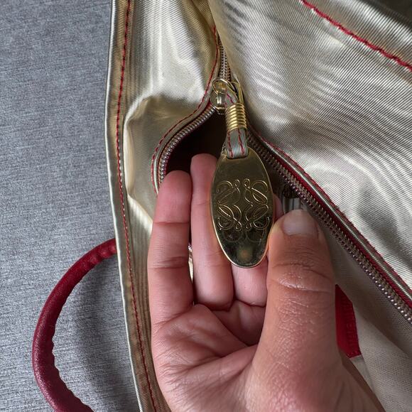 Authentic Loewe Gold Multicolor Large Shoulder Bag - Picture 9 of 9